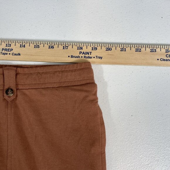 New J Jill Pants Womens Size Extra Large Red Oak Cotton Stretch High Rise - Picture 8 of 12